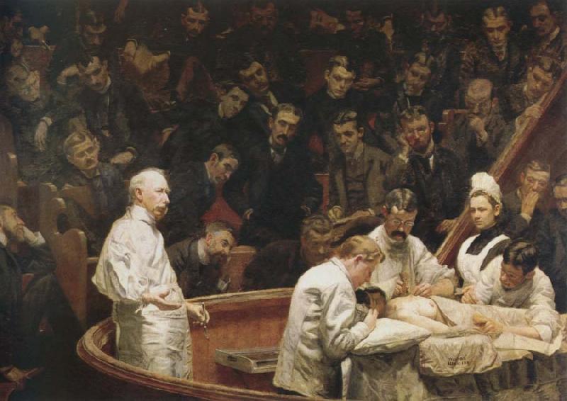 Thomas Eakins the agnew clinic Germany oil painting art